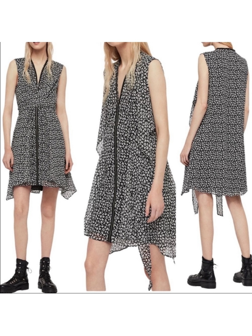 All Saints Jayda Scatter Dress